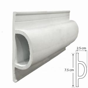 Wholesale Marine Boat Dock Black EPDM Rubber D Fender Bumper Strip for Long-Lasting Performance from china suppliers