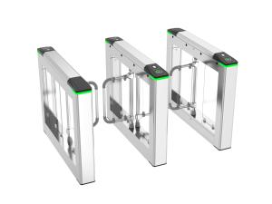 Wholesale SUS304 Face Recognition Swing Barrier Turnstile 30 People/Min Automatic Turnstile Gate from china suppliers
