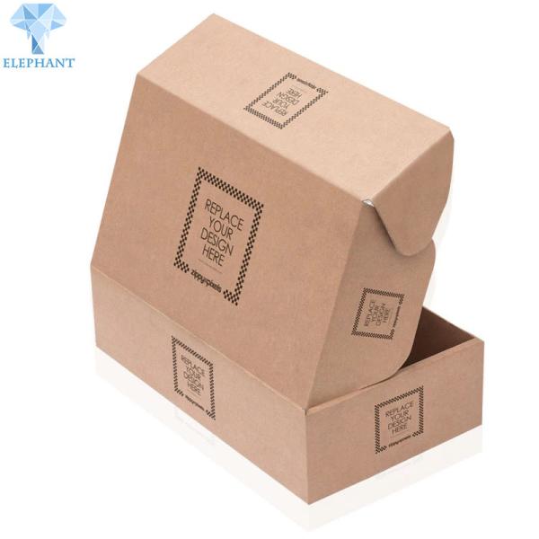 Hot Selling Price Recyclable Low Custom Brand Logo Printed Folding Kraft Shoe