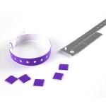 Disposable Custom Wristband Neon Fluorescent Color Plastic Vinyl PVC Waterproof