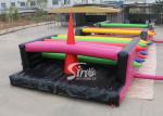 16x6m Crazy Tangled Up Adults Inflatable Obstacle Course For Outdoor Sports