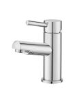 Deck Mounted Basin Mixer Taps Polished Chrome Finish 150mm Height