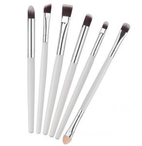 China 6 in  1 eye make up brush kit  Silver Make up tool brush on sale