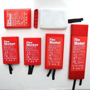 Wholesale Silicone Coating EN 1869 Fire Blanket Flame Retardant Fire Suppression Blanket OEM from china suppliers
