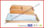 China Brand Golden Cigar Gift Box With CMYK Print Sliver Paper