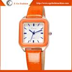 KM25 Women Stunning Round Crystal Dial Quartz Analog Leather Unisex Leather