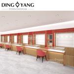 High End Wood Glass Jewelry Display Case Wholesale, Provide Whole Store Jewelry