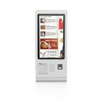 Touch Fast Food Self Ordering Kiosk 32 Inch Floor Standing