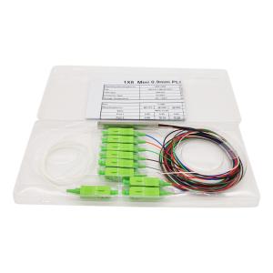 Wholesale 1x8 Steel tube type 1M SC/APC fiber optic pLC splitter from china suppliers