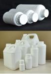 250ml White Biodegradable HDPE Fluorinated Plastic Bottles For Pharmacy Pill