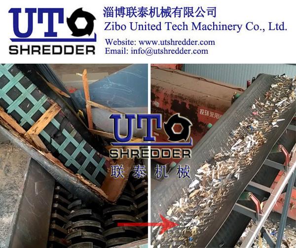 sofa shredder, double shaft shredder, waste furniture shredder, furniture