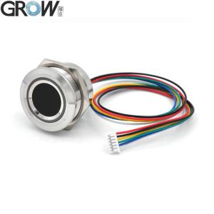 Wholesale Waterproof Fingerprint Sensor Module DC5V Round RGB 200 Capacity from china suppliers