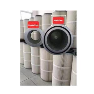 China Coated Dust Filter Cartridge Collector 0.5μ For Shot Blasting Machine on sale