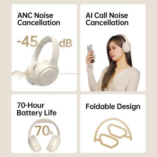 Best Seller Wireless Noise Cancelling Headband Earbud Sports Stereo Headset