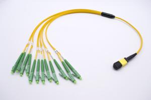 Wholesale MPO to LC Fiber Optic Patch Cord PVC Material With High Temperature Stability from china suppliers