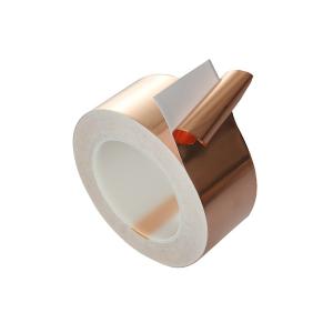 Wholesale 0.08mm Copper Foil Tape Easy Clean Removal Metal Adhesive Tape For EMI Shielding from china suppliers