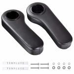 Universal Black Golf Cart Rear Seat Arm Rests Durable and Stylish