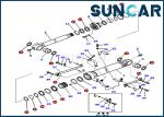 PC300-8 Inner Parts Komatsu 707-99-58410 Bucket Seal Repair Kit 7079958410