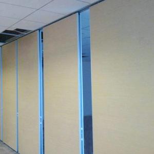 Wholesale Customized Height 65 mm Interior Wood MDF Finished Sound Absorption Folding Partition Wall from china suppliers