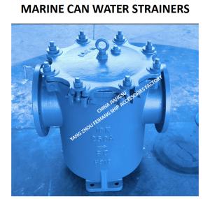 Wholesale IMPA 872012-JIS 7121 5K-300A-S-Type Can Water Filter Cast Iron Body With Stainless Steel Filter Cartridge from china suppliers