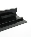 Black Custom Square PVC Profile Strip For Transportation