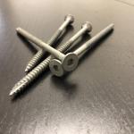 10 x 125mm Wood Deck Screws Galvanised C3 5mm Hex Head 14Ga Type 17