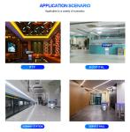 Qtenboard Custom Logo Mall Guide Luxury Cafe Kiosk Good Quality Moving Airport