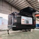 Rubber Universal Wheel Battery Driven Mobile Boutique Cart for and Retail