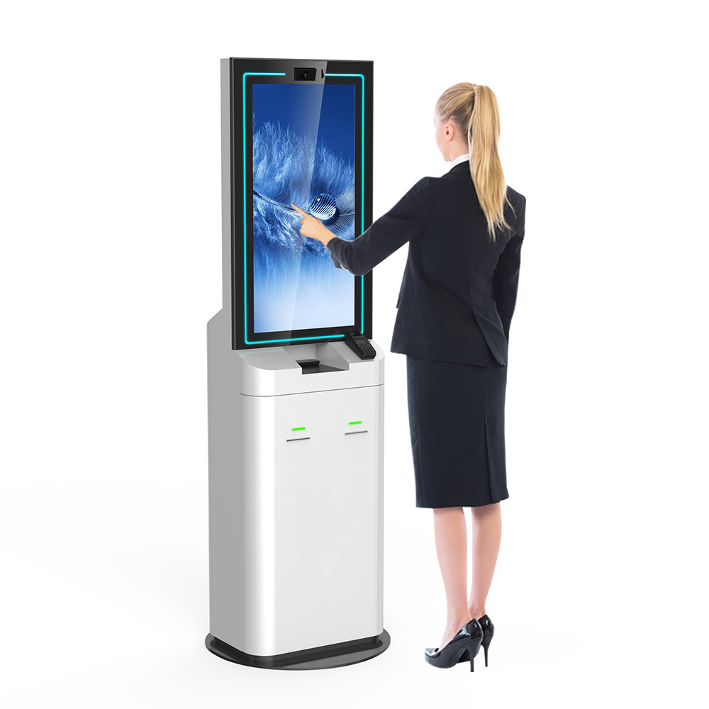 2.8ghz Self Ordering Kiosk Terminal TFT LCD Display Touch Screen