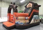 0.5mm PVC Tarpaulin Inflatable Pirate Ship Water Slide Kids Playing
