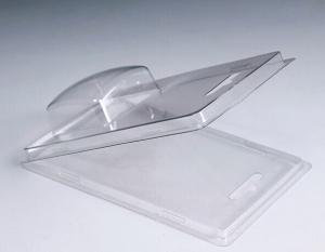 China good quality plastic PVC clear double clamshell  packaging in customized size wholesale from China on sale
