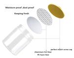 Cylinder Custom Airtight Plastic Jars Dried Food Canister Plastic Container OEM