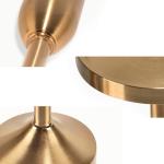 Candlestick Holders for Pillar Candles Gold Metal Candle Holders Set
