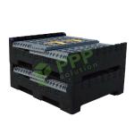 1200x1000x975 HDPE PP Pallet Sleeve Box Custom Logo 1000kgs Dynamic Load