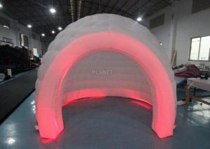 Wholesale 3m White Oxford Cloth Inflatable Bubble Igloo Dome Tent With Led Light from china suppliers