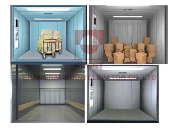 1000kg-5000kg Industrial Warehouse Lift Guide Rail Hydraulic Cargo Elevator