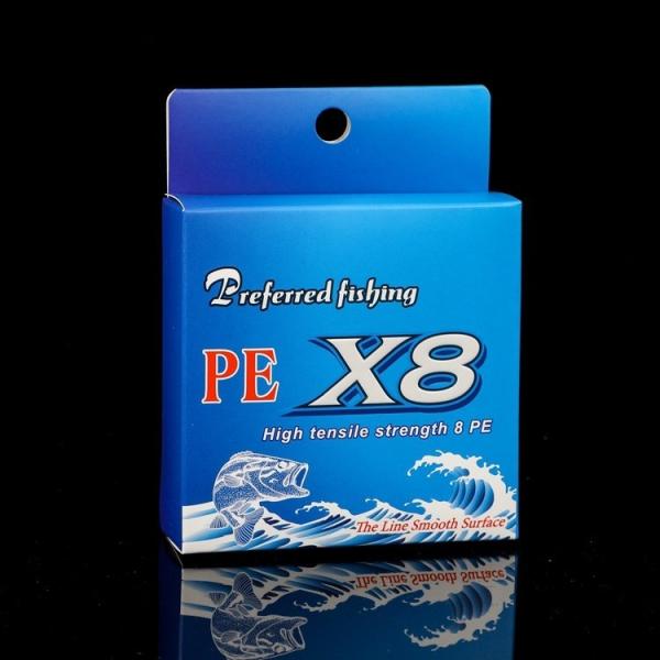 Fishing Gear Packaging Custom Folding Fishline Cardboard Paper Box with Custom