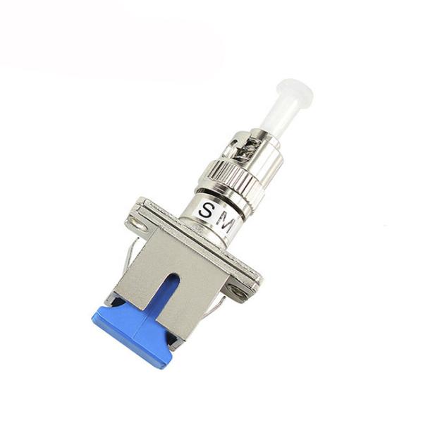 Hybrid Single Mode Fiber Optic Adapter Black SC Female To ST Male sc fiber optic