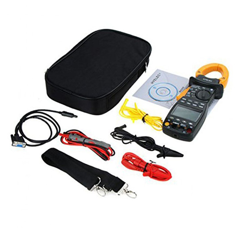 AC RMS Harmonic Digital Power Clamp Meter Resistance Voltage Diode Capacitance Measurement