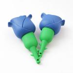 PVC Flowers Shapes Custom USB Flash Drives 2.0 3.0 16GB 8GB 10MB/S