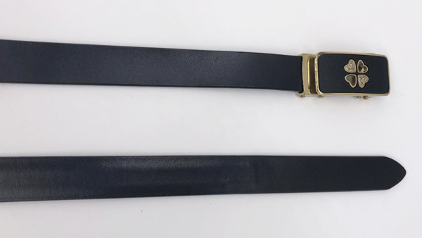 Black Womens Dressy Belts , Rhinestone Belts For Dresses 2.3cm Width