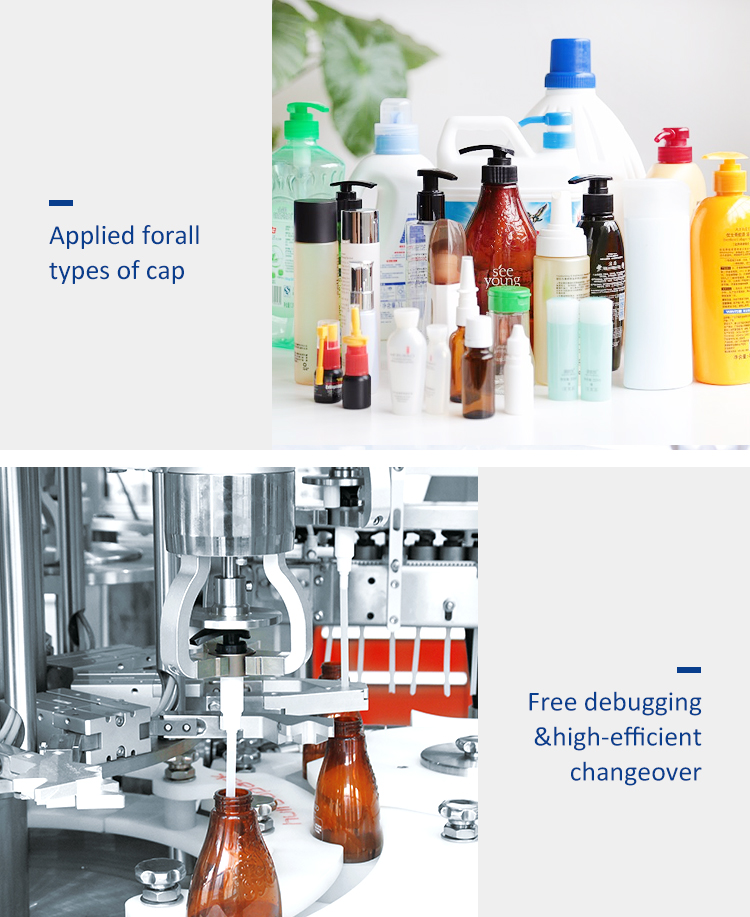 Servo Smart Free - Adjustment Automatic Bottle Capping Machine