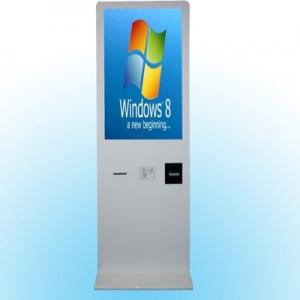 Wholesale Ticket Vending Self Service Kiosk With Barcode Scanner / Tempered Glass from china suppliers