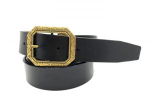 Wholesale Vintage Pin Buckle Mens Casual Leather Belt Black  For Formal Wear from china suppliers