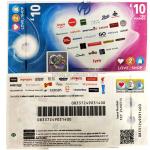 Rainbow Paper Anti Counterfeiting Label Currency Value Custom Security Label