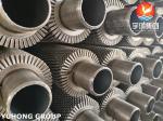 Serrated Finned Tubes ASME SA192 Carbon Steel Base Tube And CS Fins For
