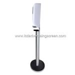 Standing Plastic Android Advertising Screen Non Contact Automatic Spray Hand