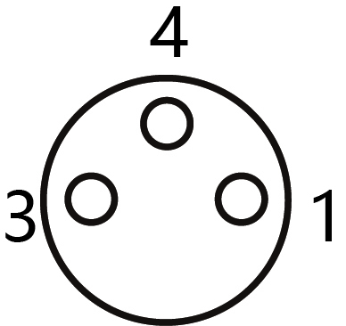 IP67 M8 Connector Harness Double End Precast Wire Harness Shield Male Bend / Female Bend 4P Anti-Slag 3m