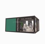 Collapsible Combination Living Wooden House for Shop Customized Color Steel