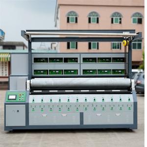 Wholesale Durable PLC Industrial Quilting Machines , 220V Plastic Sheet Embossing Machine from china suppliers